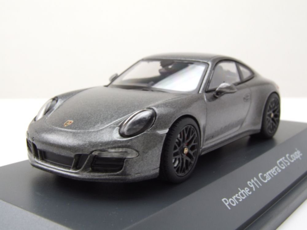 Schuco Modellauto Porsche 911 (991.1) Carrera GTS 2014 grau metallic Modellauto 1:43, Maßstab 1:43