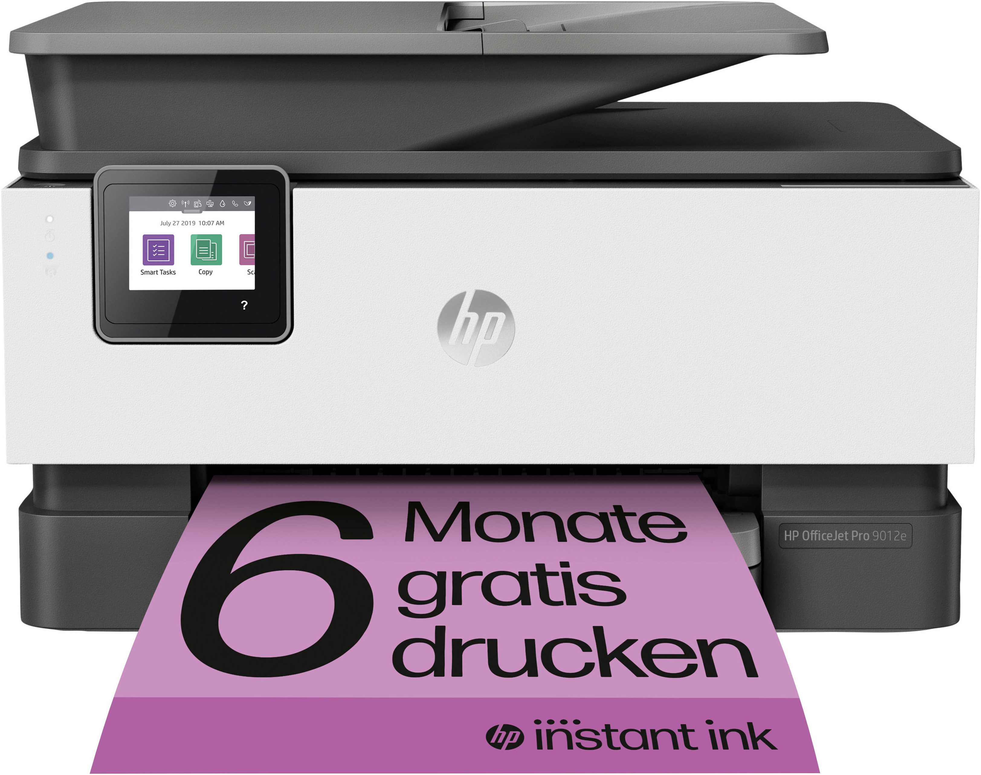 HP OfficeJet Pro 9012e Multifunktionsdrucker, (LAN (Ethernet), WLAN (Wi-Fi), 6 Monate gratis Drucken mit HP Instant Ink inklusive)