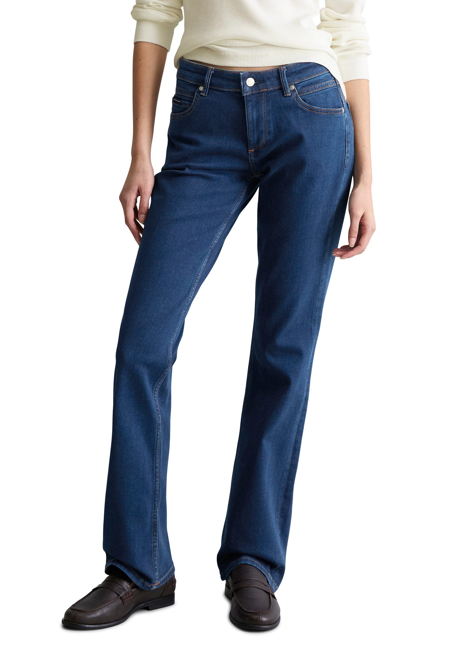 Bootcut-Jeans aus Organic Cotton-Mix-Stretch
