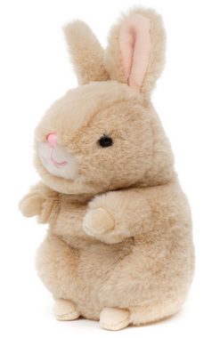 Uni-Toys Kuscheltier Hase, sitzend - Kawaii-Stil - 21 cm (Höhe) - Kaninchen - Plüschtier, zu 100 % recyceltes Füllmaterial