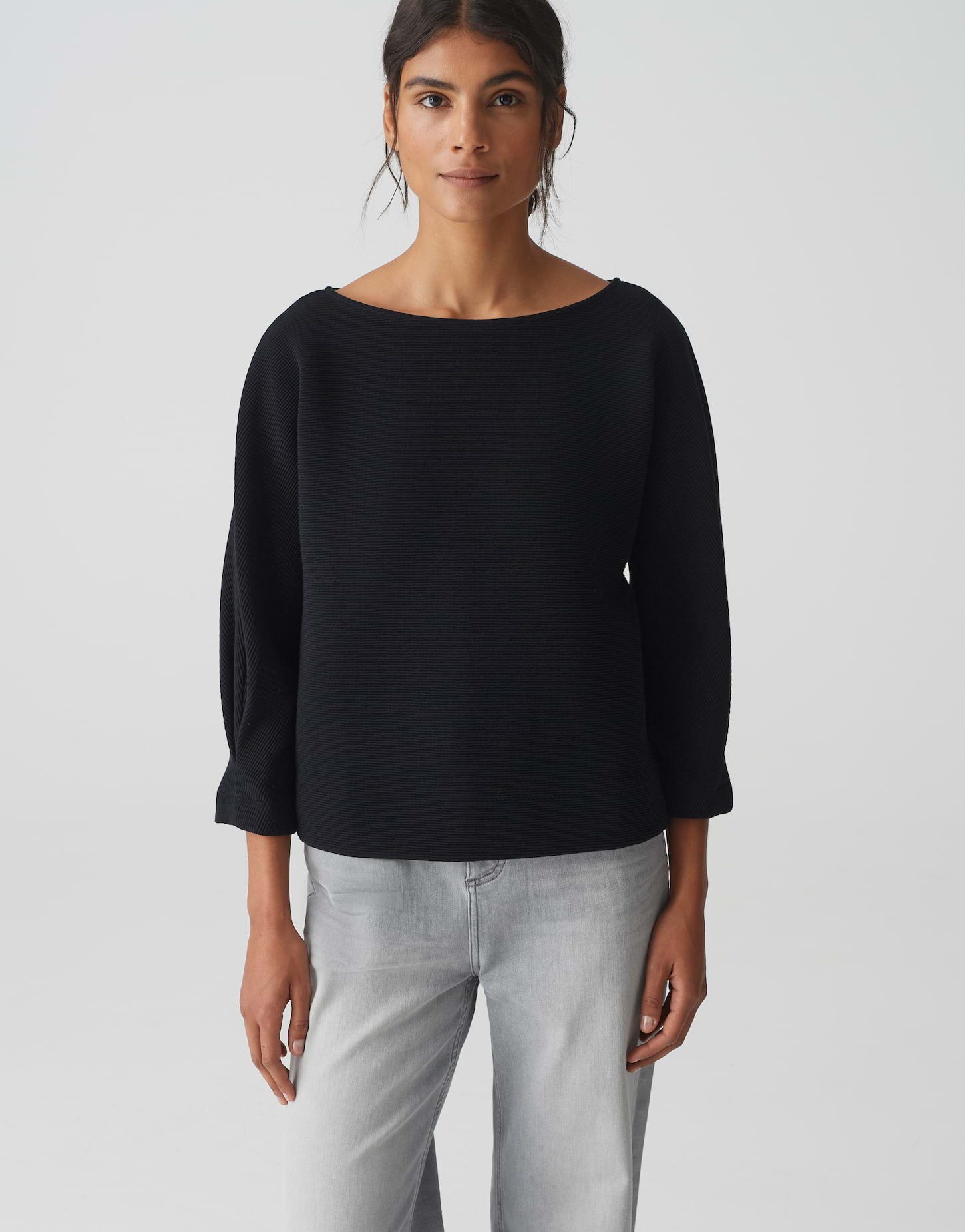 OPUS Sweater Sweater GENZI Batwing Fit mit Struktur günstig online kaufen