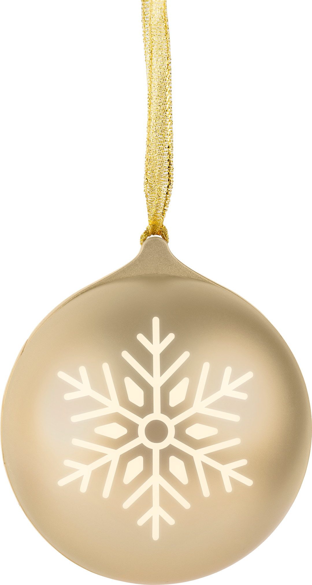 BigBen Bluetooth portabler Lautsprecher EPOK Weihnachtskugel gold AU390094 Bluetooth-Lautsprecher