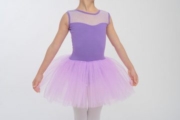 tanzmuster Tüllkleid »Ballett Tutu mit Spitzeneinsatz« Ballettkleid aus weicher Baumwolle mit langem Tüllrock, für Mädchen