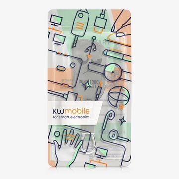 kwmobile Schlüsseltasche Autoschlüssel Hülle für VW Golf 8 (1-tlg), Nubuklederoptik - Kunstleder Schutzhülle Schlüsselhülle Cover