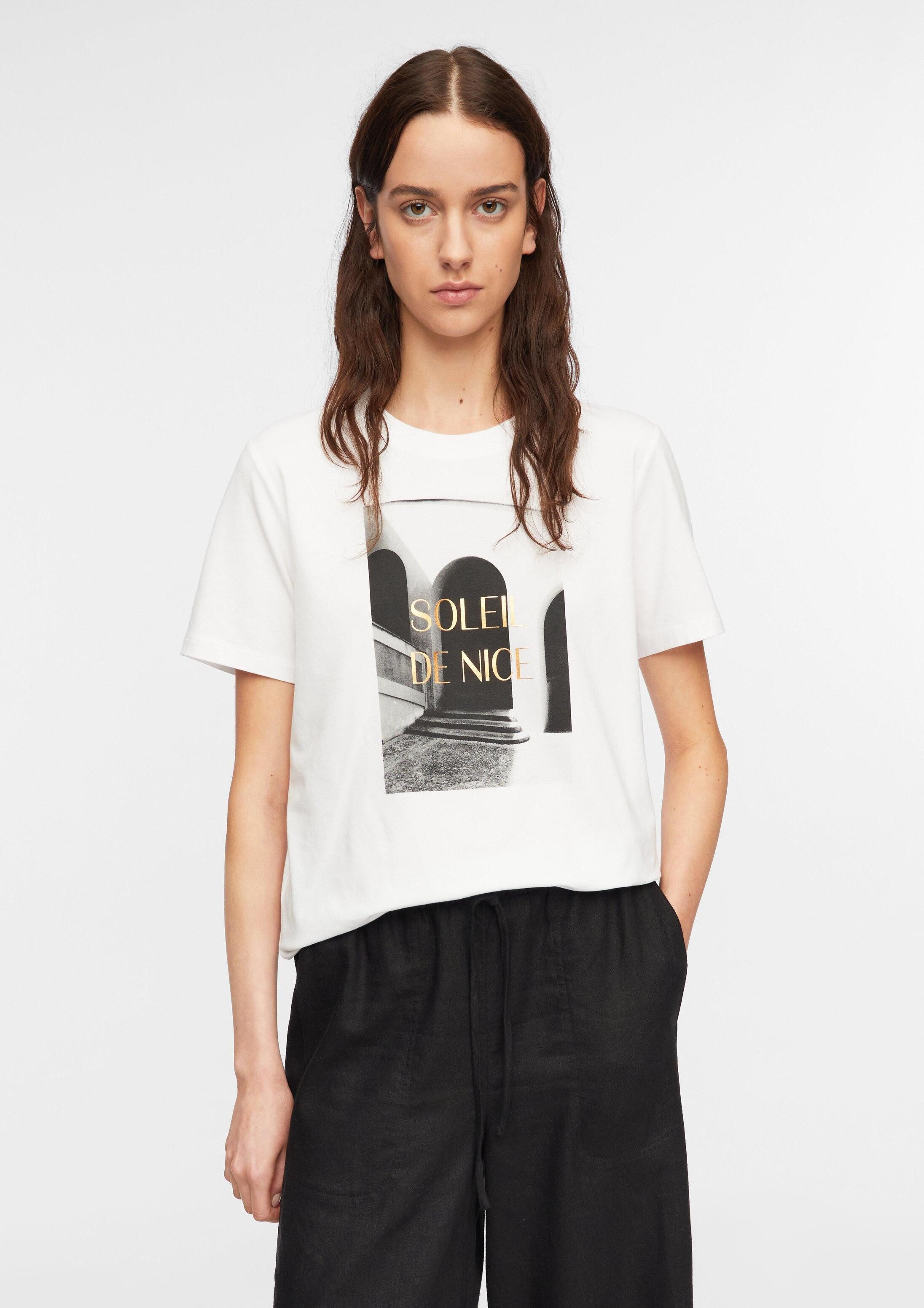 comma Kurzarmshirt T-Shirt Artwork T-Shirt