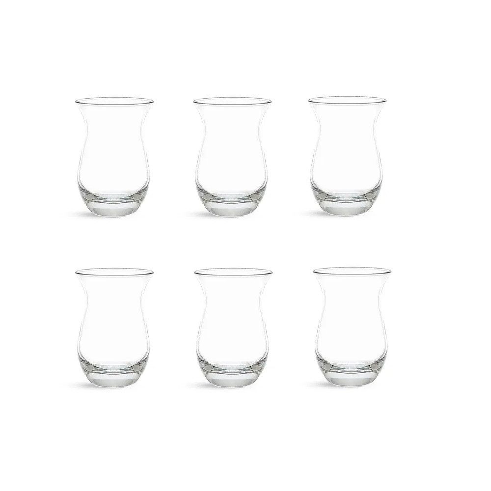 Pasabahce Auflaufform Pasabahce Galata Teeglas 6er Set, Glas von Pasabahce