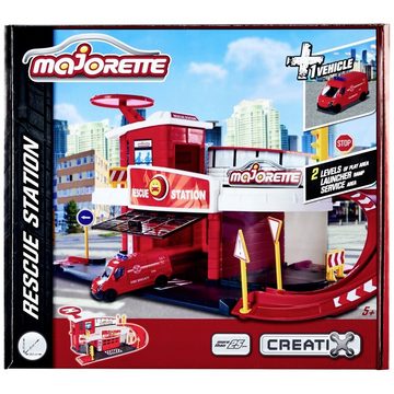majORETTE Spielzeug-Auto Majorette Einsatzfahrzeug Modell Creatix Rescue Station Fertigmodell
