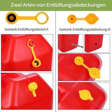 Amissz Benzinschlauch Ersatzset für Benzintankdüsen, rutschfest, auslaufsicher, (set, 2 St)