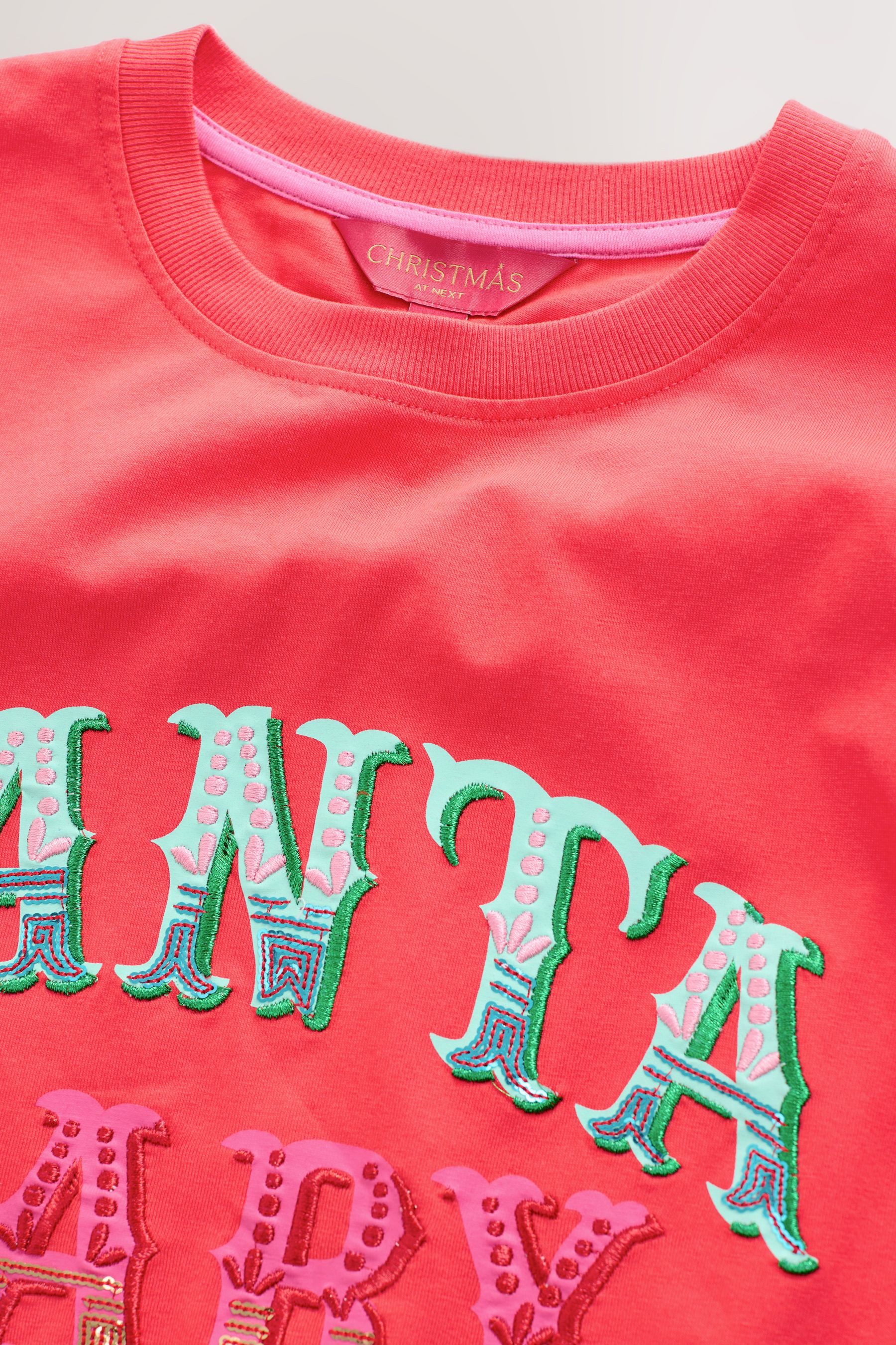 Next Langarmshirt Santa Baby langärmeliges Weihnachts-Shirt (1-tlg)