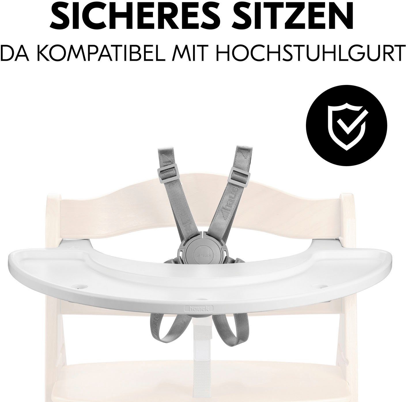 - Music Hochstuhltablett FSC® Set weltweit - schützt Wald Kunststoff, Play Zebra, Hauck Alpha Holz,