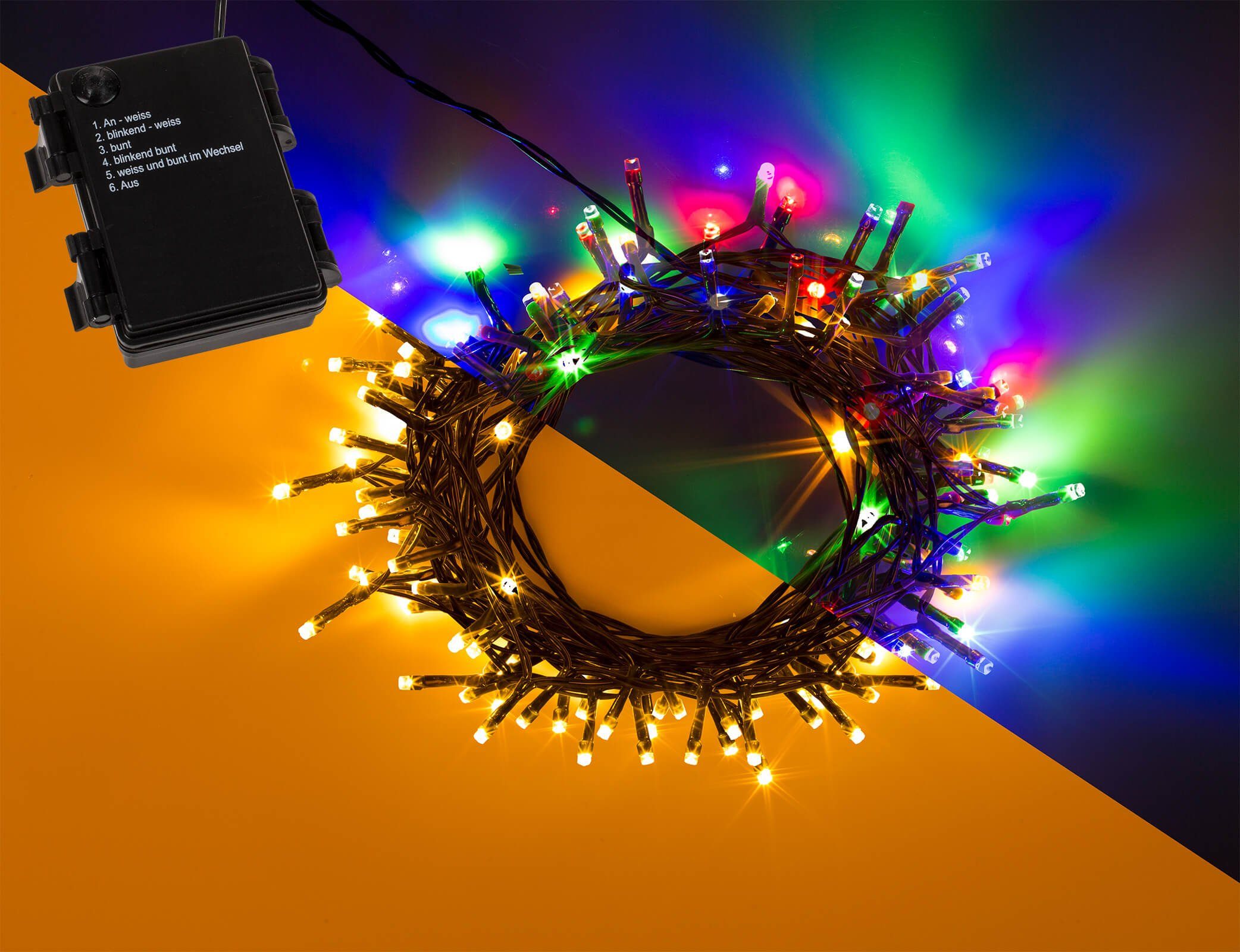 Out of the Blue LED-Lichterkette Innen/Außen Lichterkette 120 LEDs warmweiß günstig online kaufen