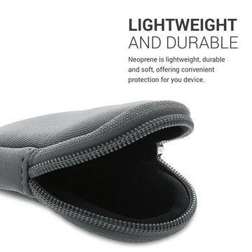kwmobile Backcover, Tasche kompatibel mit Garmin Edge 530 / 830 - Fahrrad GPS Neopren Hülle - Schutzcover Navi in Grau