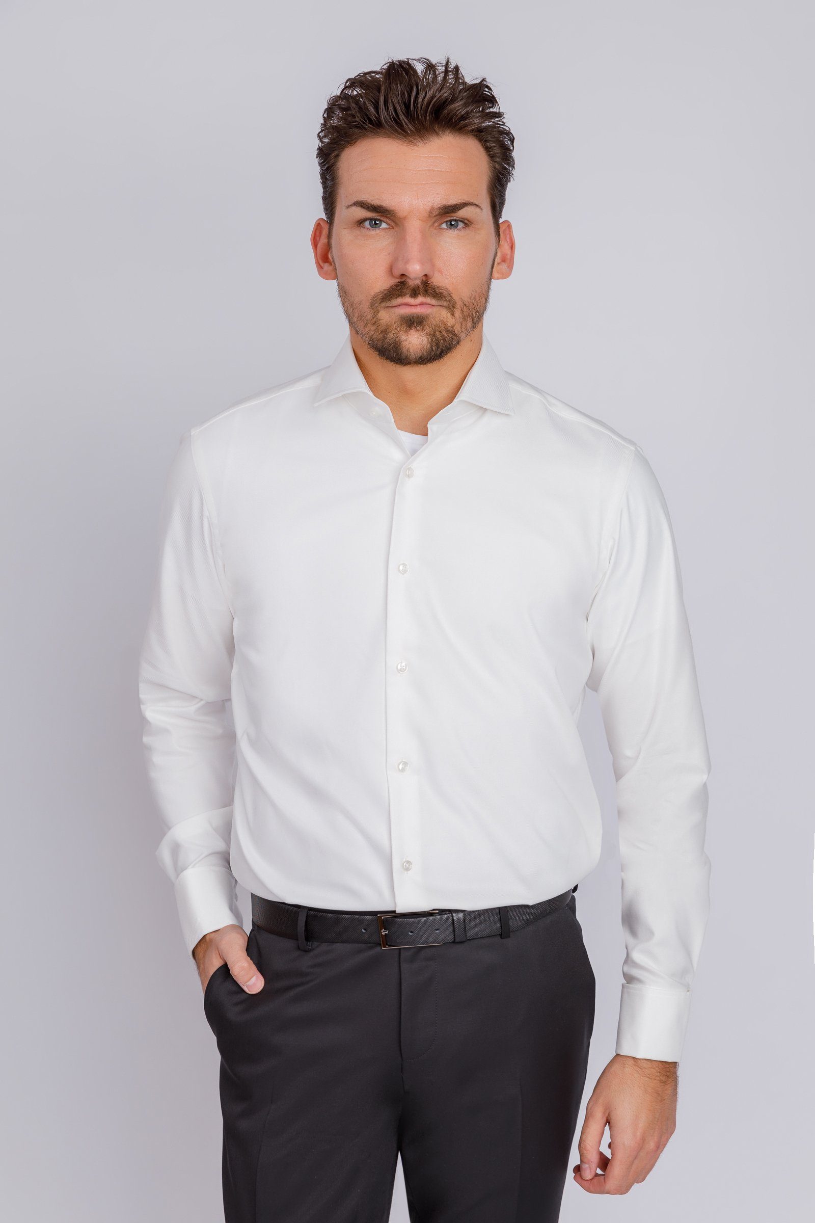 BOSS Businesshemd H-Hank-Spread (1-tlg)