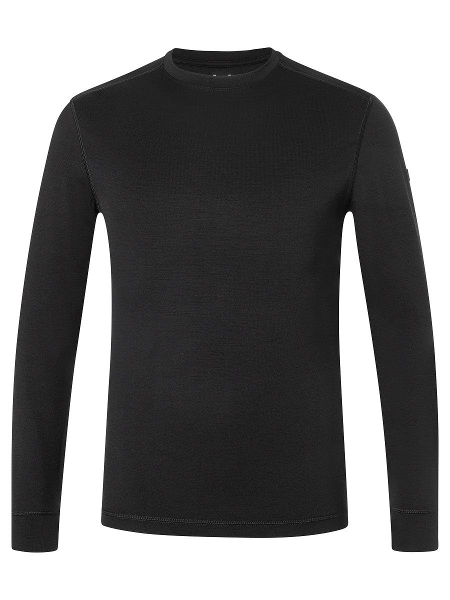Langarmshirt für Herren, Merino M LUX BASE LS