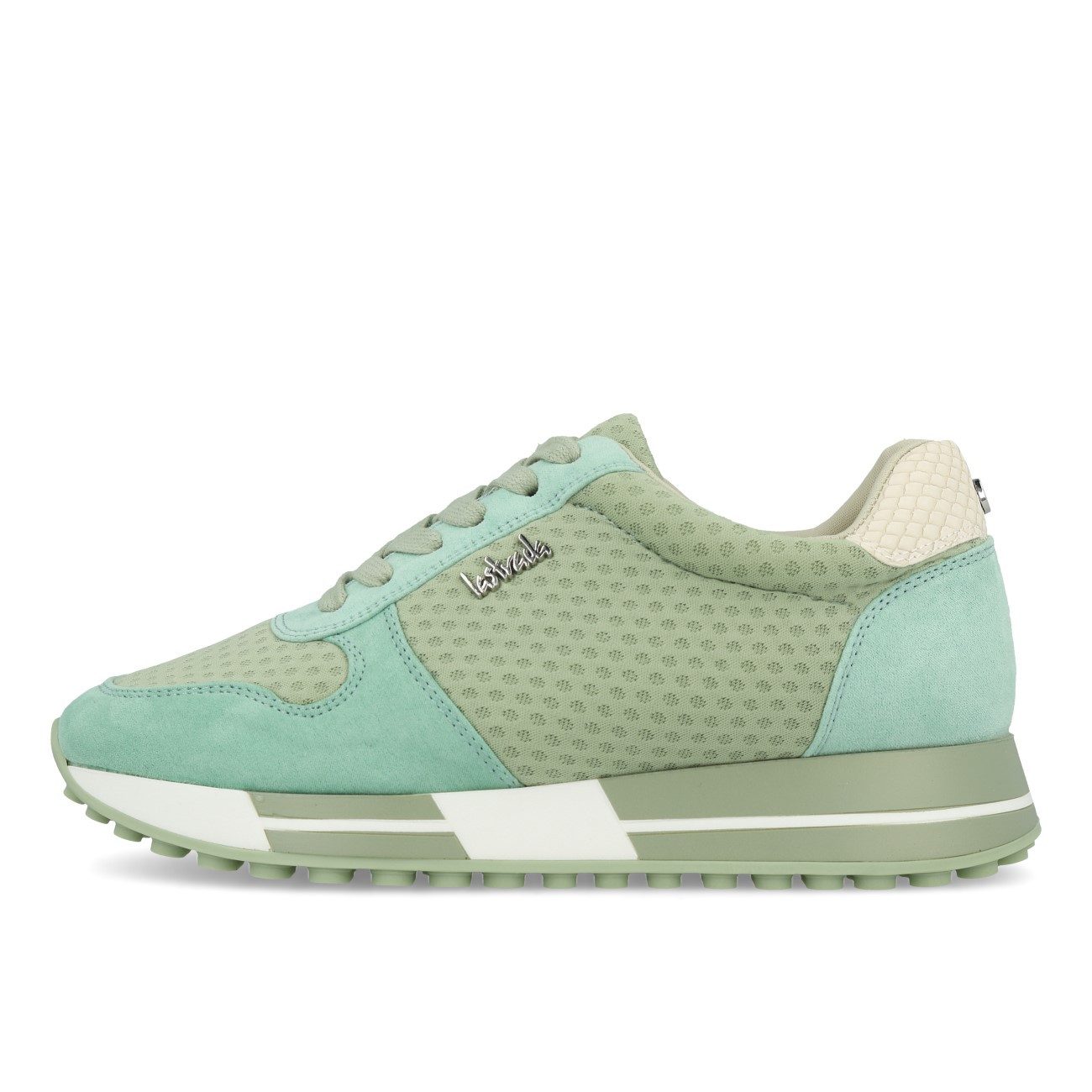 La Strada La Strada 2101457 Sneaker Damen Light Green Micro Mesh Snake Sneaker