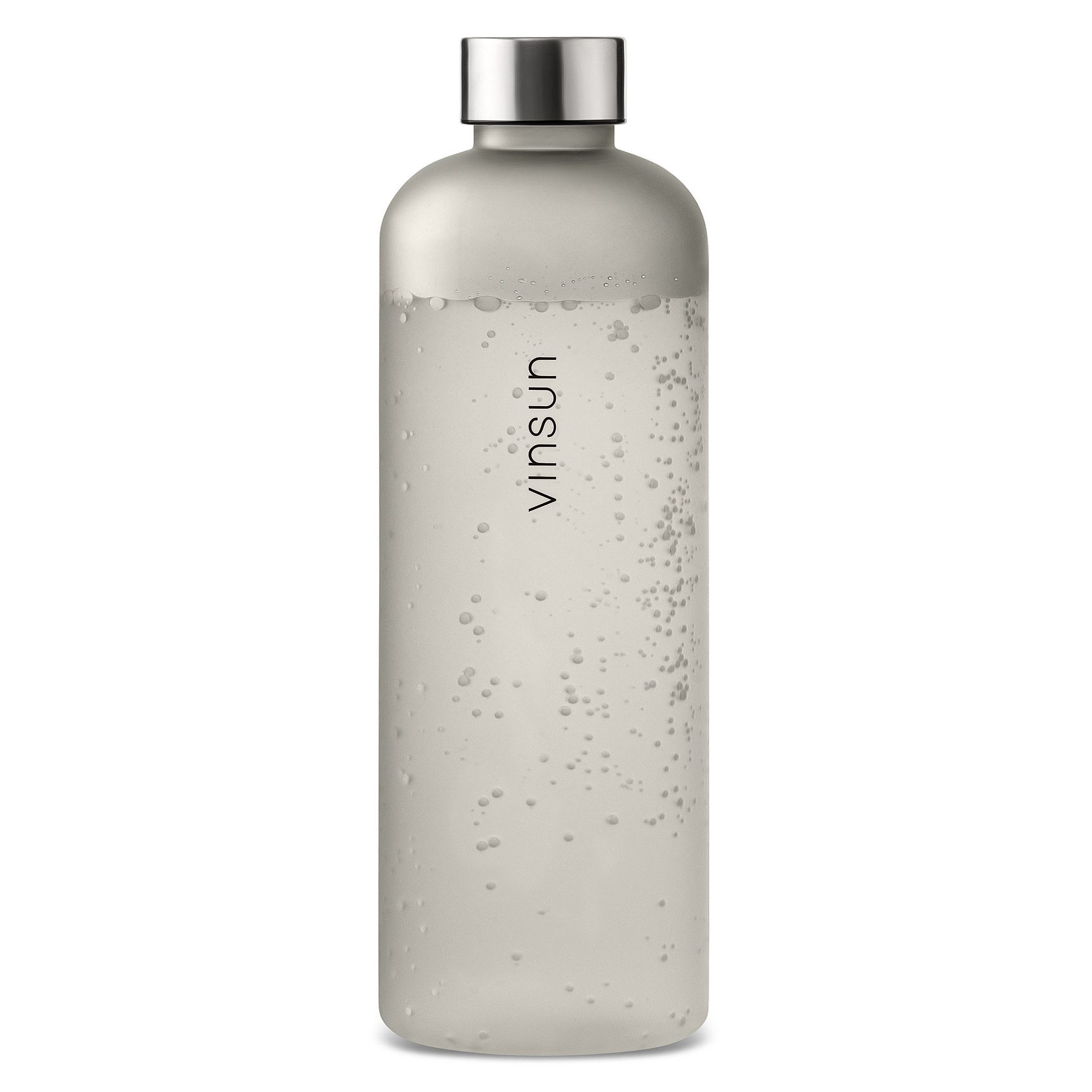 Vinsun Trinkflasche Tritan Wasserflasche 1,5l, Sportflasche Kohlensäure geeignet, BPA frei, Auslaufsicher, bruchsicher, geruchs- und geschmacksneutral