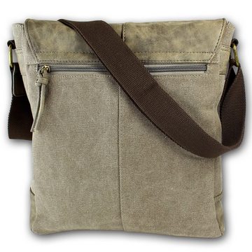 Harold's Schultertasche Harolds Herren Messenger Bag braun (Messenger Bag), Herren, Jugend Tasche in braun, ca. 28cm Breite