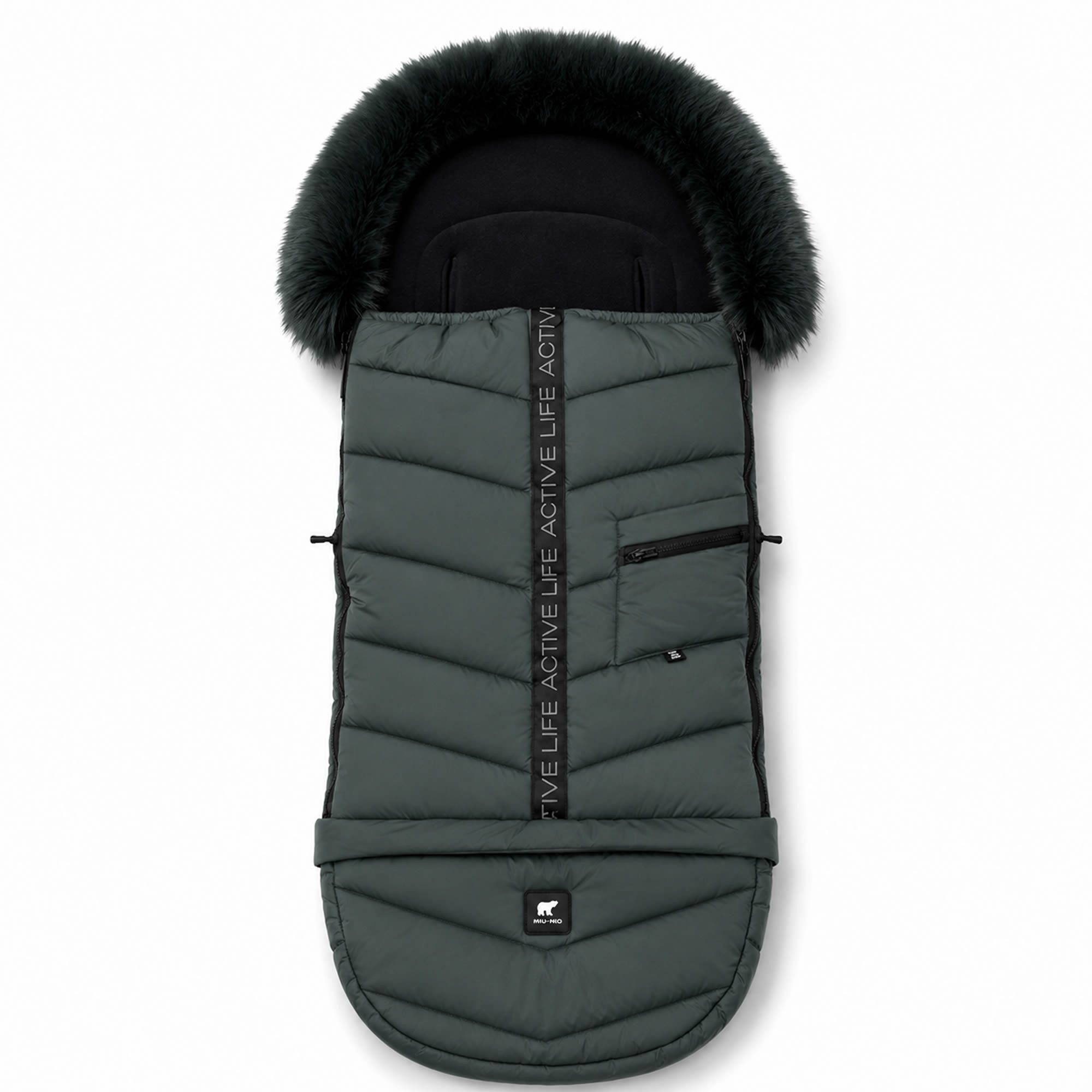 Knirpsenland Fußsack Winterfußsack Kinderwagen EVEREST Wasserabweisend Warm gefüttert, Thermoregulierendes Polar-Fleece-Innenfutter
