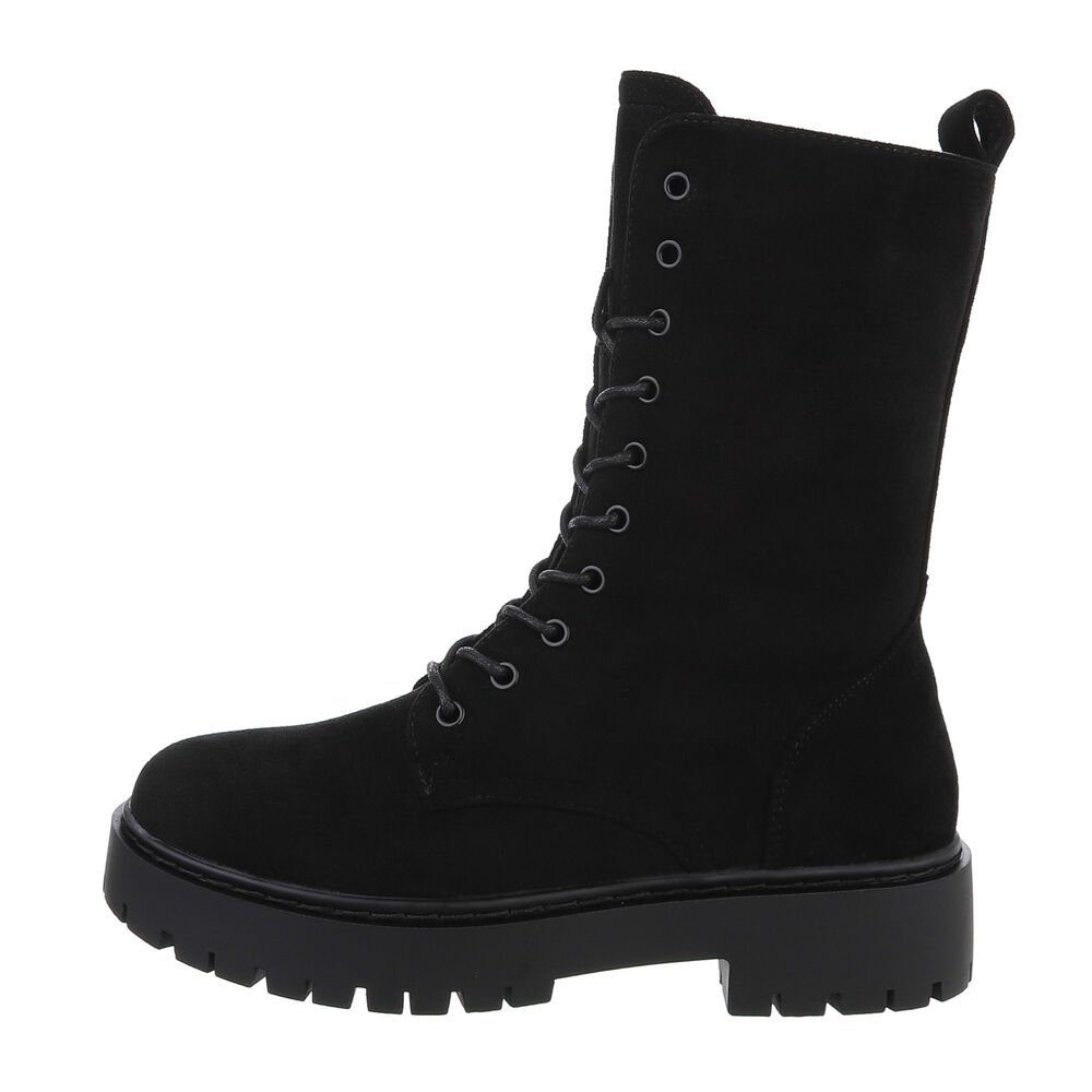 Ital-Design Damen Schnürschuhe Freizeit Schnürstiefelette (84338332) Blocka günstig online kaufen