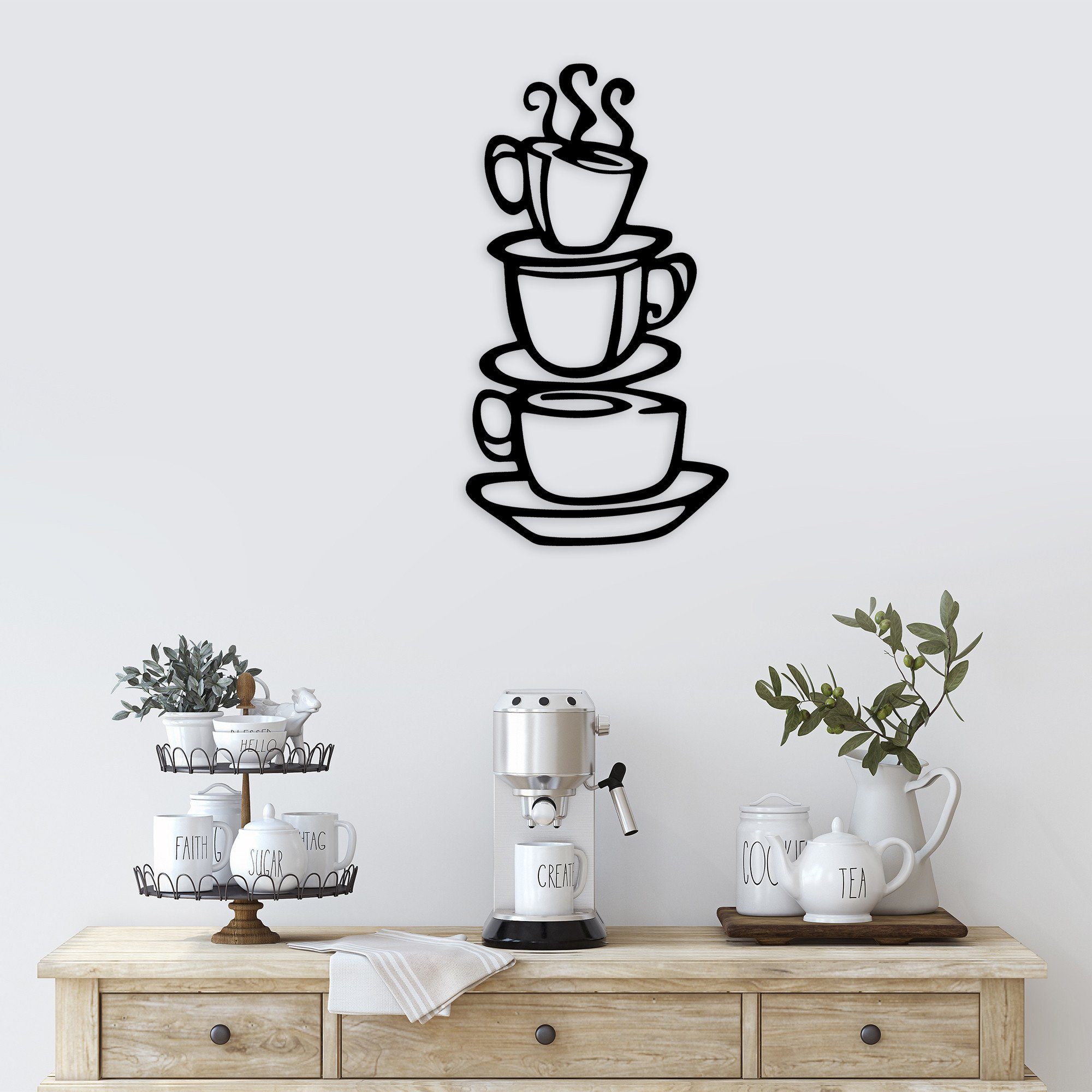 Wallity Wanddekoobjekt 100% METAL (Thickness: 1,5 günstig online kaufen