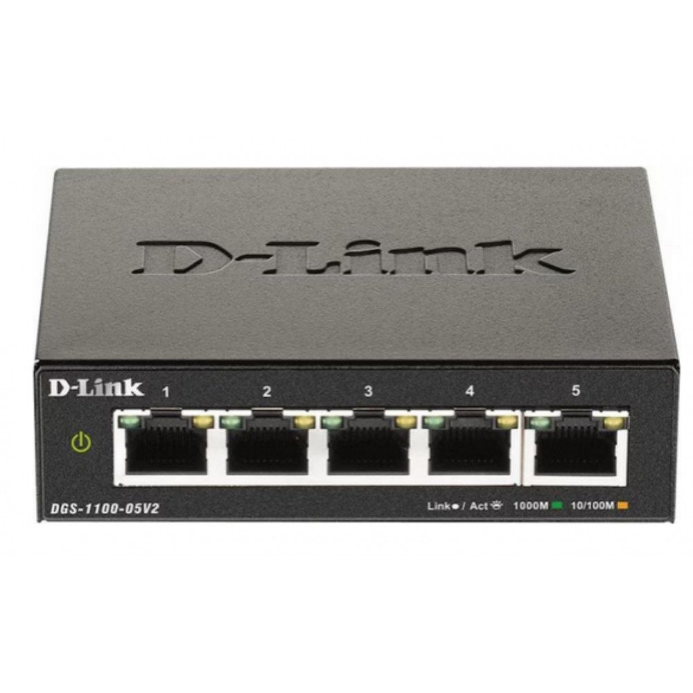 DGS-1100-24V2 - Netzwerk Switch - schwarz Netzwerk-Switch