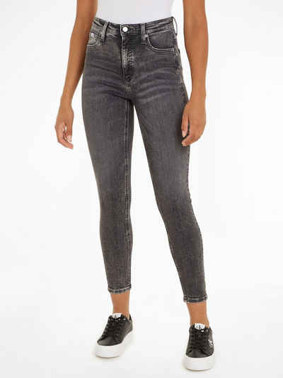Calvin Klein Jeans Skinny-fit-Jeans HIGH RISE SUPER SKINNY ANKLE in klassischer 5-Pocket-Form