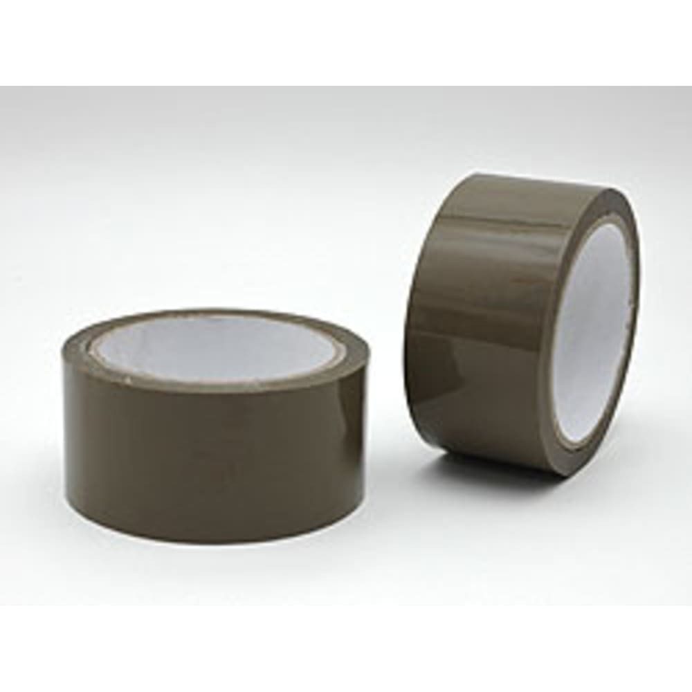 HundB Paket-Klebeband Paketklebeband ca 48 mm x 66 lfm Braun Acrylatkleber 23mü (Einzelartikel, 6-St., Einzelartikel) Klebeband Verpackungsband Paketband Klebestreifen Kleberolle Braunband