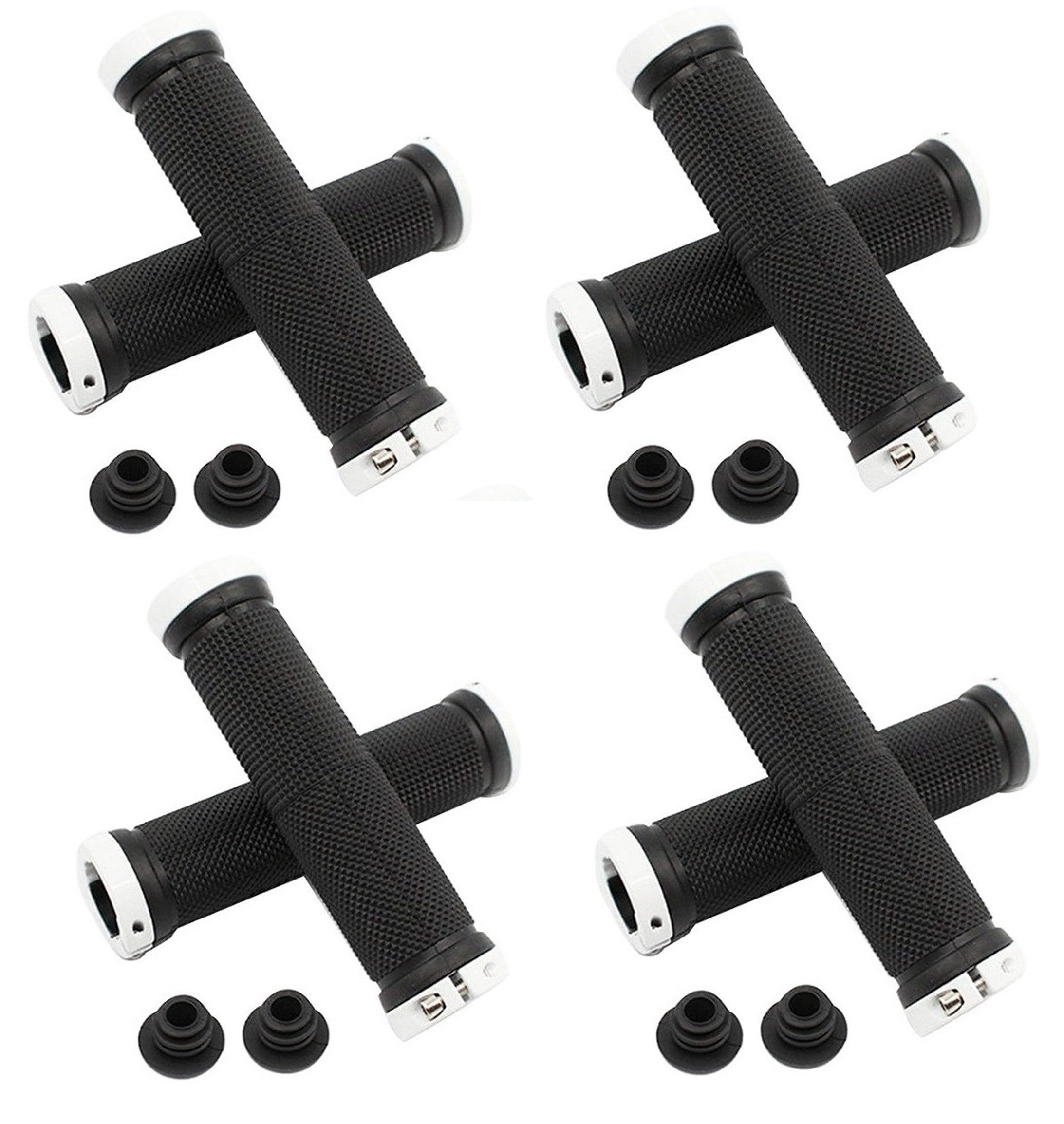 Fahrradlenkergriff 4er Set Fahrrad Lenkergriffe, ergonomische Schraubgriffe, Fahrradgr