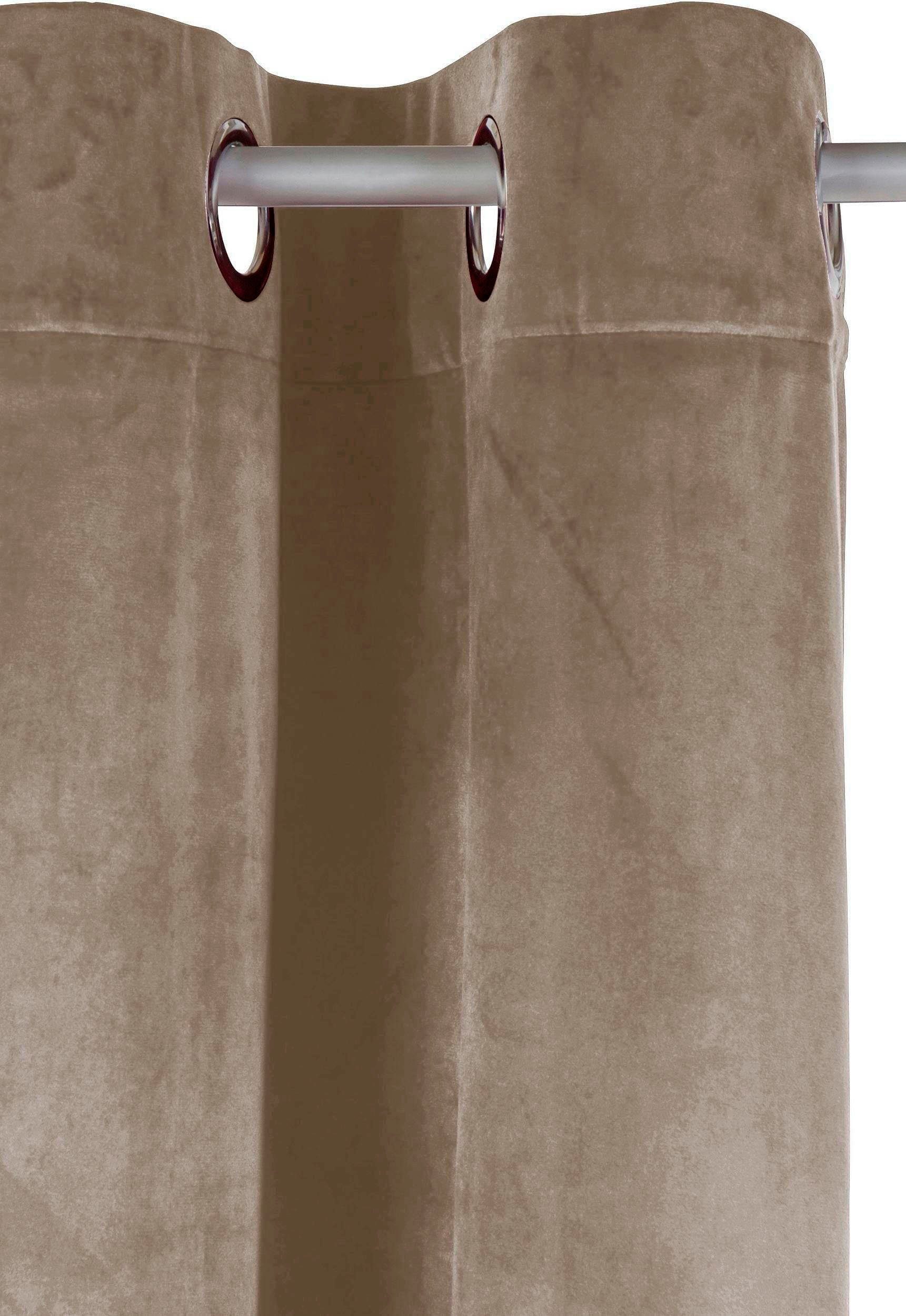 LeGer Home by Lena Gercke Gardine LADINA, 1 Stück, Ösen, blickdicht (1 St), Ösen, blickdicht, Polyester, blickdichter Vorhang, Samt Vorhang - Premium – Bild 4 von 5