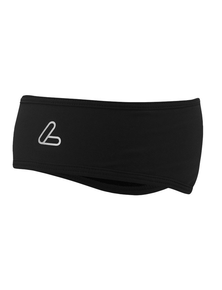 Löffler Stirnband Mono Flaps Headband (hochelastisch) schwarz