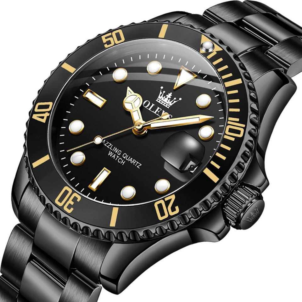 OLEVS Quarzuhr Herrenuhr Diver Luxusuhr Edelstahl günstig online kaufen