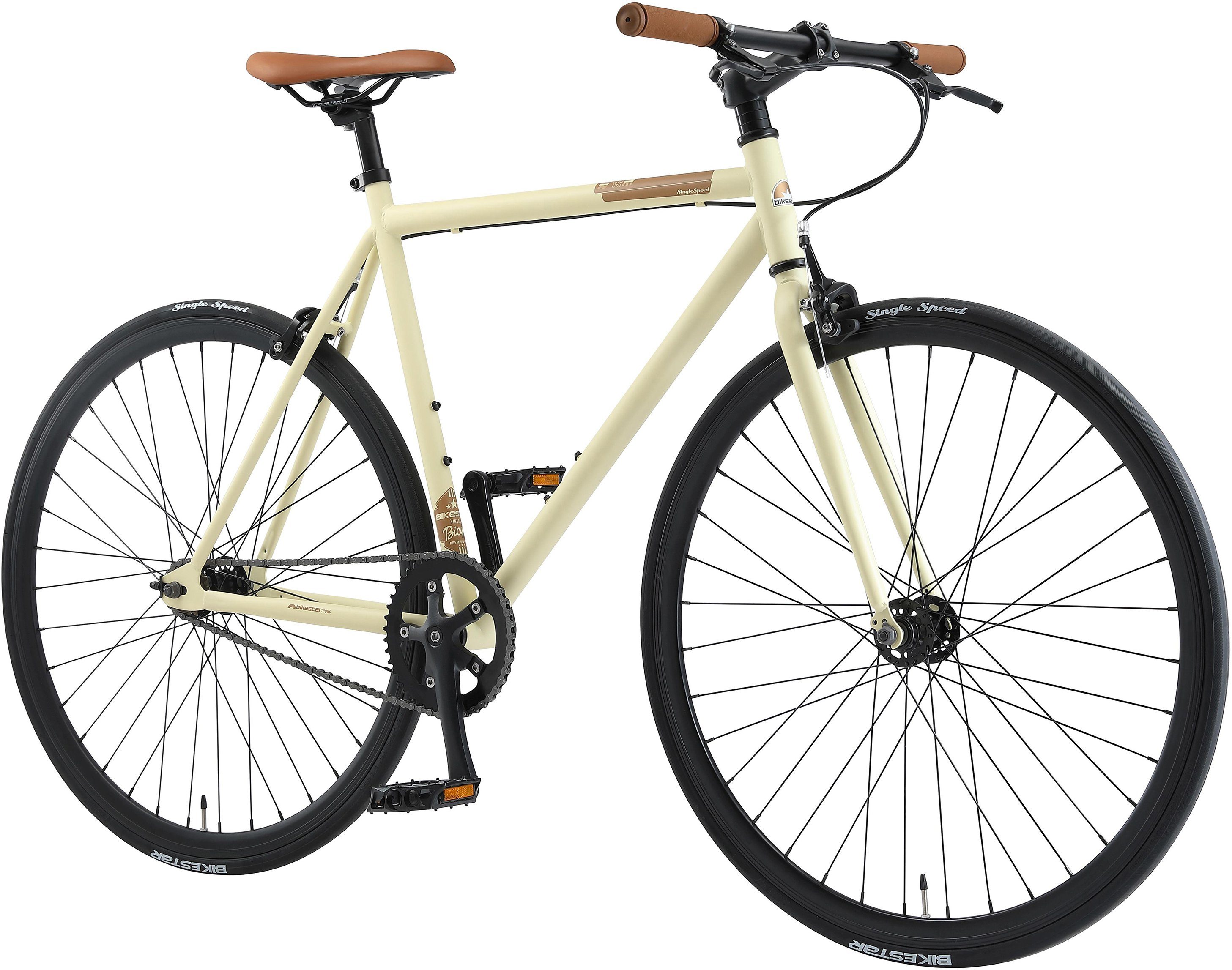 Bikestar Singlespeed, 1-speed Shimano, for women and men