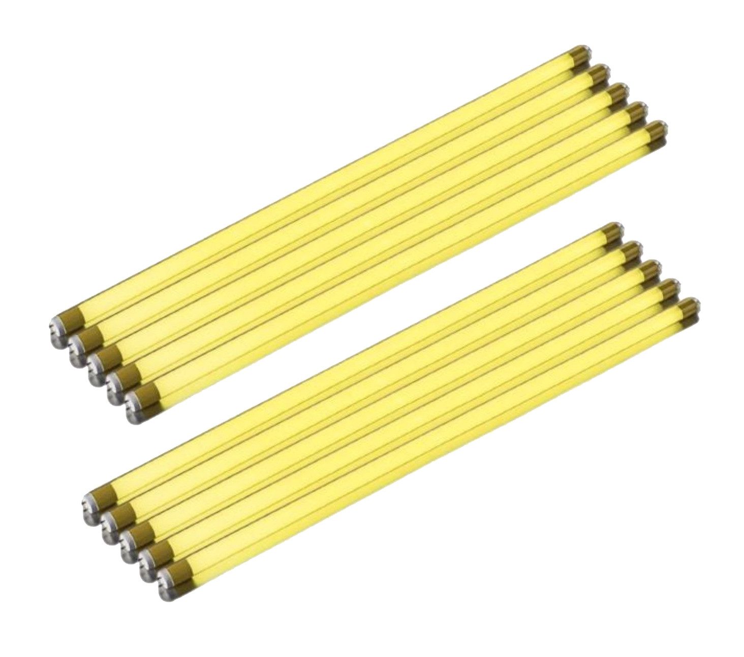 XENON LED Dekolicht 8711 LED Röhre 10erPack 230 Volt 10W T8 150cm 1000Lm Kunststoff Gelb, Xenon / Gelb