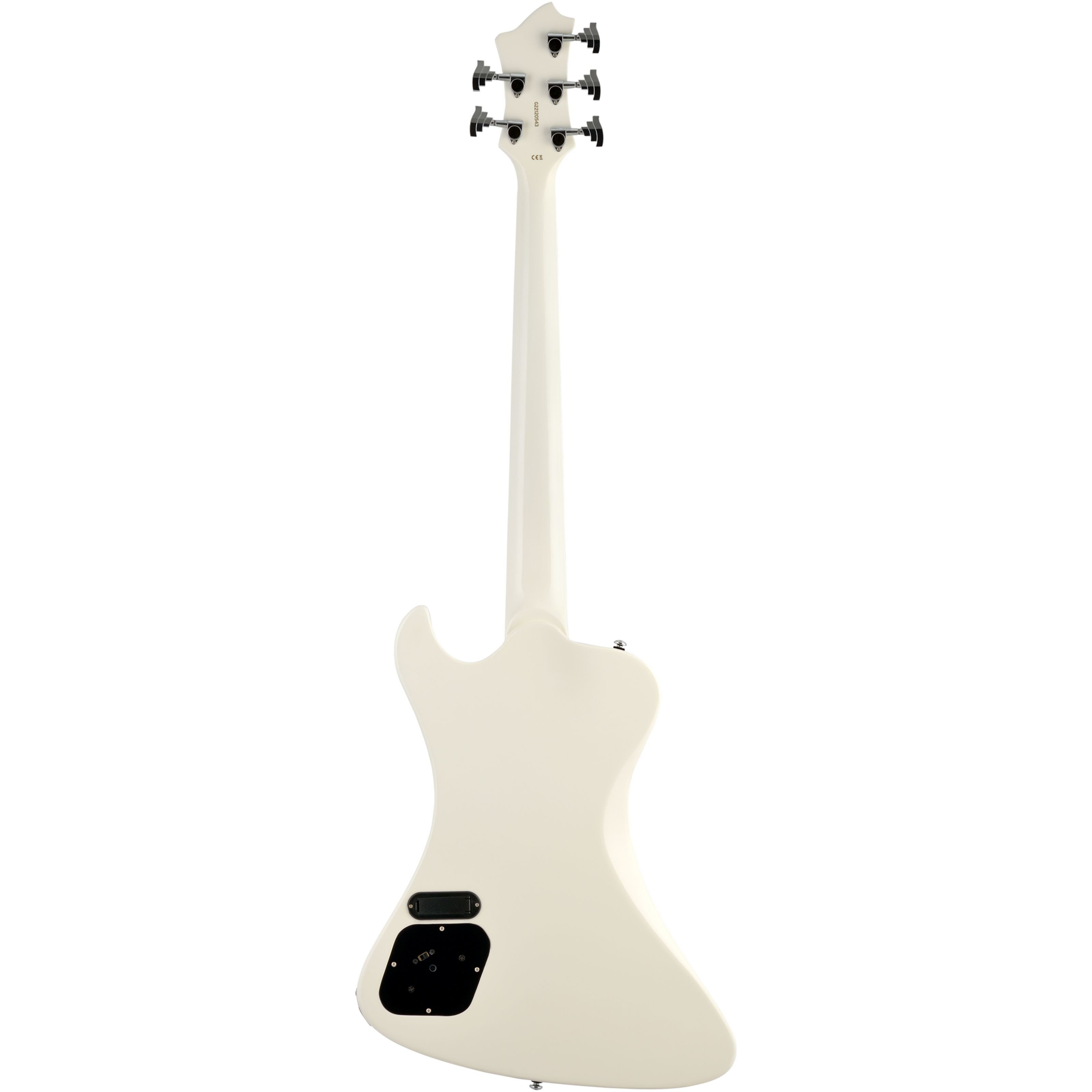 Hagstrom E-Bass, E-Bässe, 5-Saiter E-Bässe, Nekromant 5 White Gloss - E-Bass
