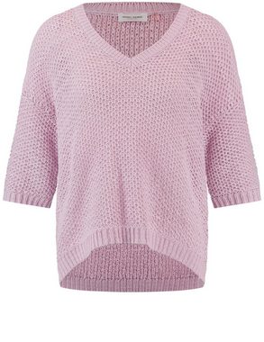 GERRY WEBER Kurzarmpullover 3/4 Arm Pullover mit V-Ausschnitt