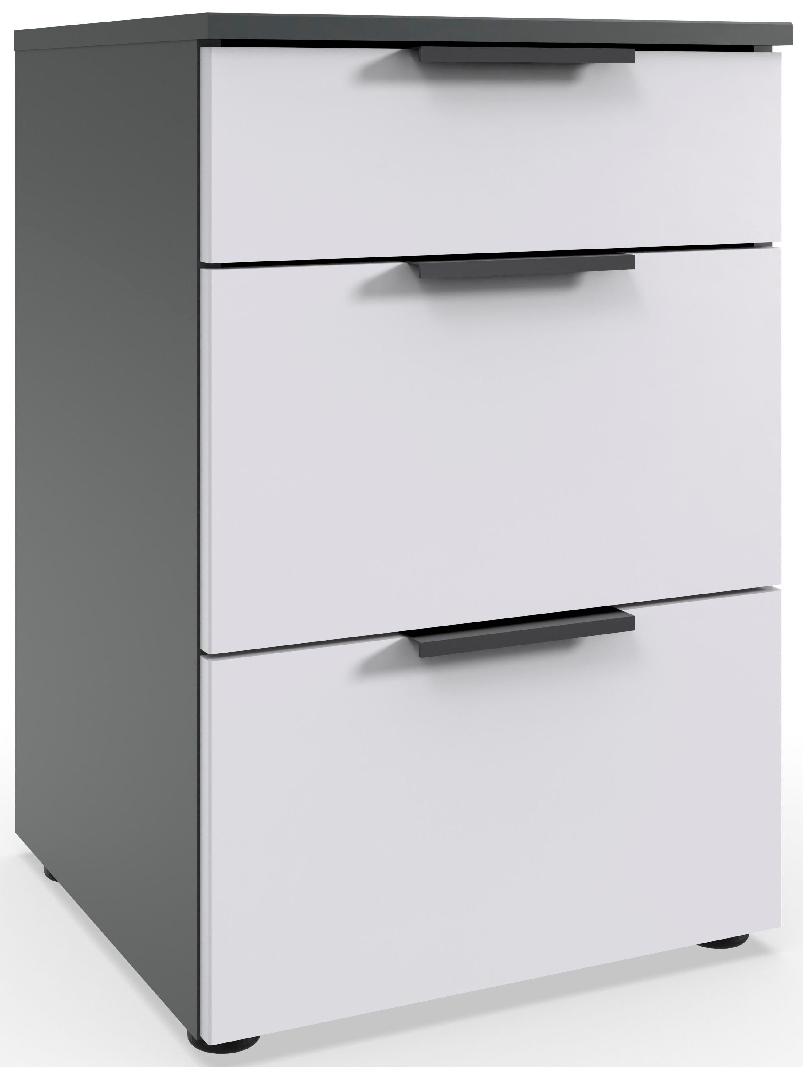 Wimex Nachtkommode Level by fresh to go, 3 Schubladen mit soft-close Funktion, 41cm breit, 61cm hoch