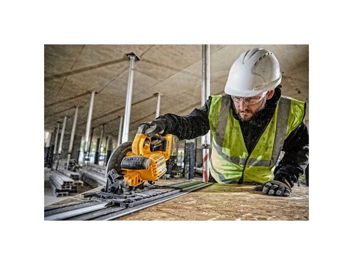 DeWalt Akku-Handkreissäge 54V, Basisvers, ohne Akku und Ladegerät, Sägeblatt-Ø: 190 mm, inkl. T STAK-Box VI