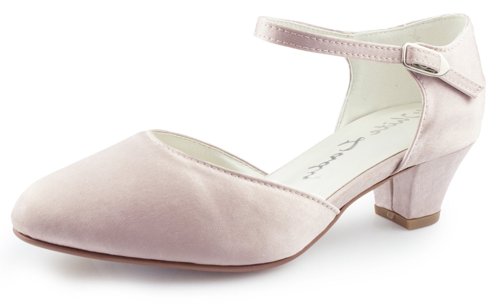 850 Satin - weite Pumps Slingpumps