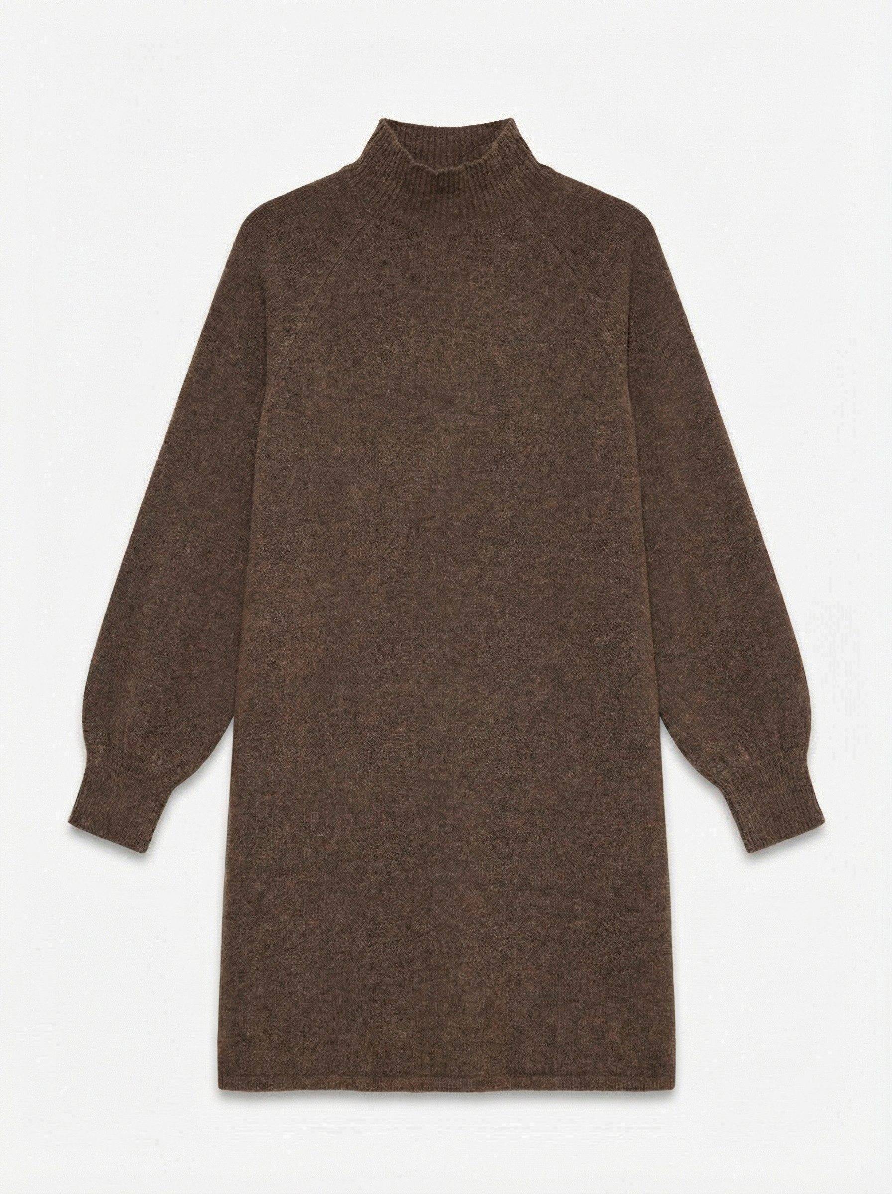 Vero Moda Strickkleid VMLUNA LS HIGHNECK DRESS FR Materialmix