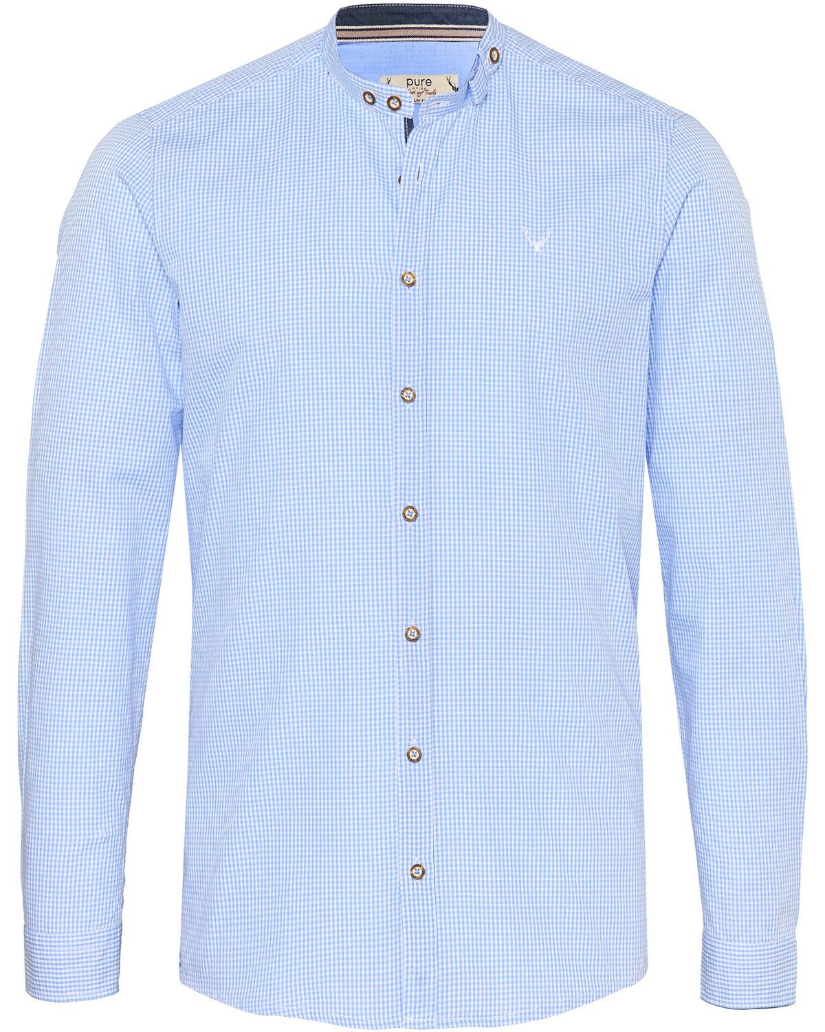 Pure Trachtenhemd Stehkragenhemd