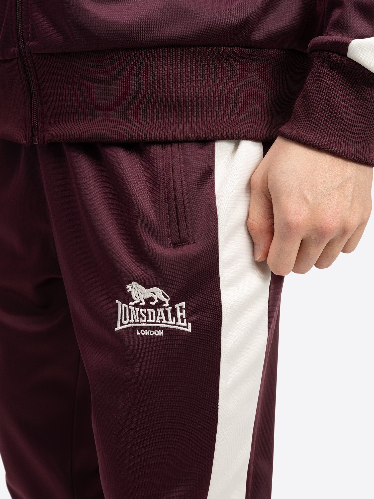 Lonsdale Trainingsanzug Lonsdale Trainingsanzug Pember (Set, Hose und Jacke), Jacke+Hose