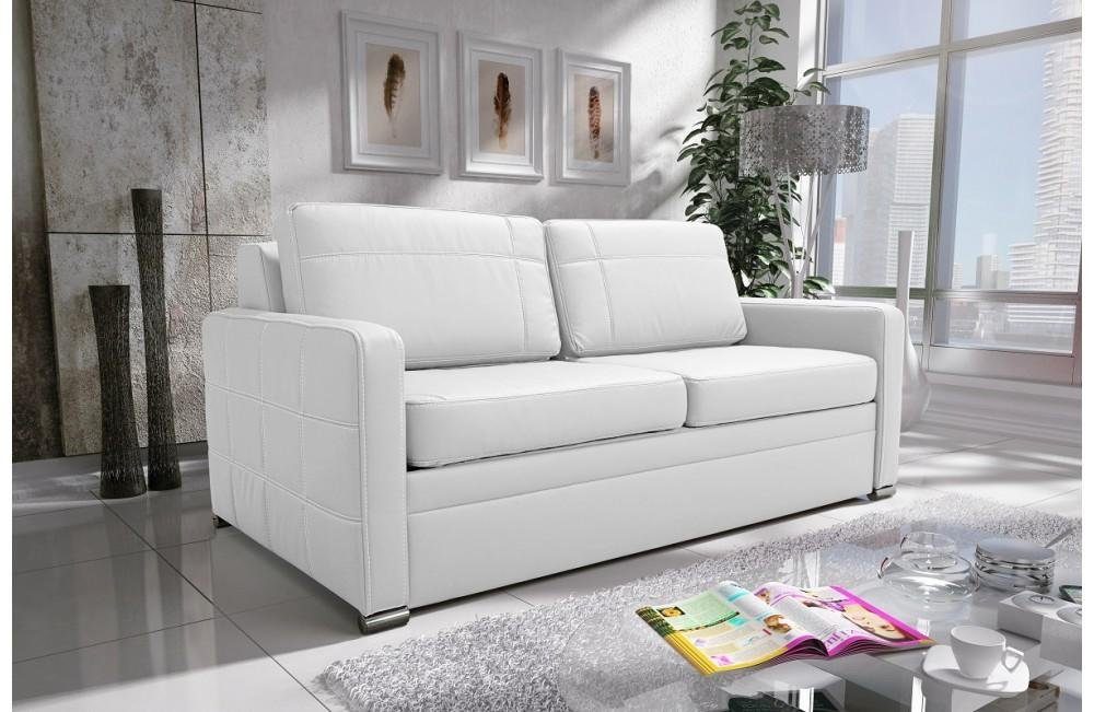 JVmoebel Sofa Designer 2-Sitzer Sofa Luxus Couch Polster Zweisitzer Couchen, Made in Europe Weiß | Weiß | Weiß