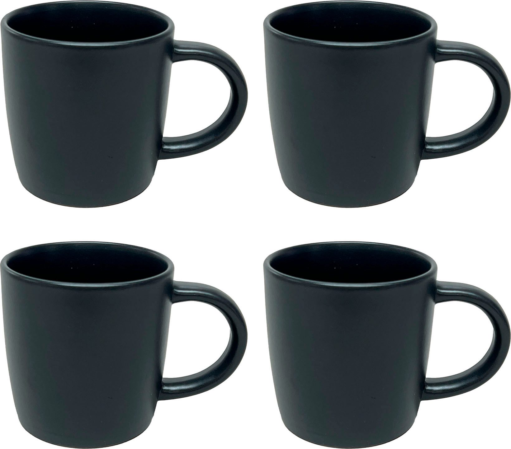 LeGer Home by Lena Gercke Becher Belli, 4-tlg., Steingut, Scandi Style, 4-teilig