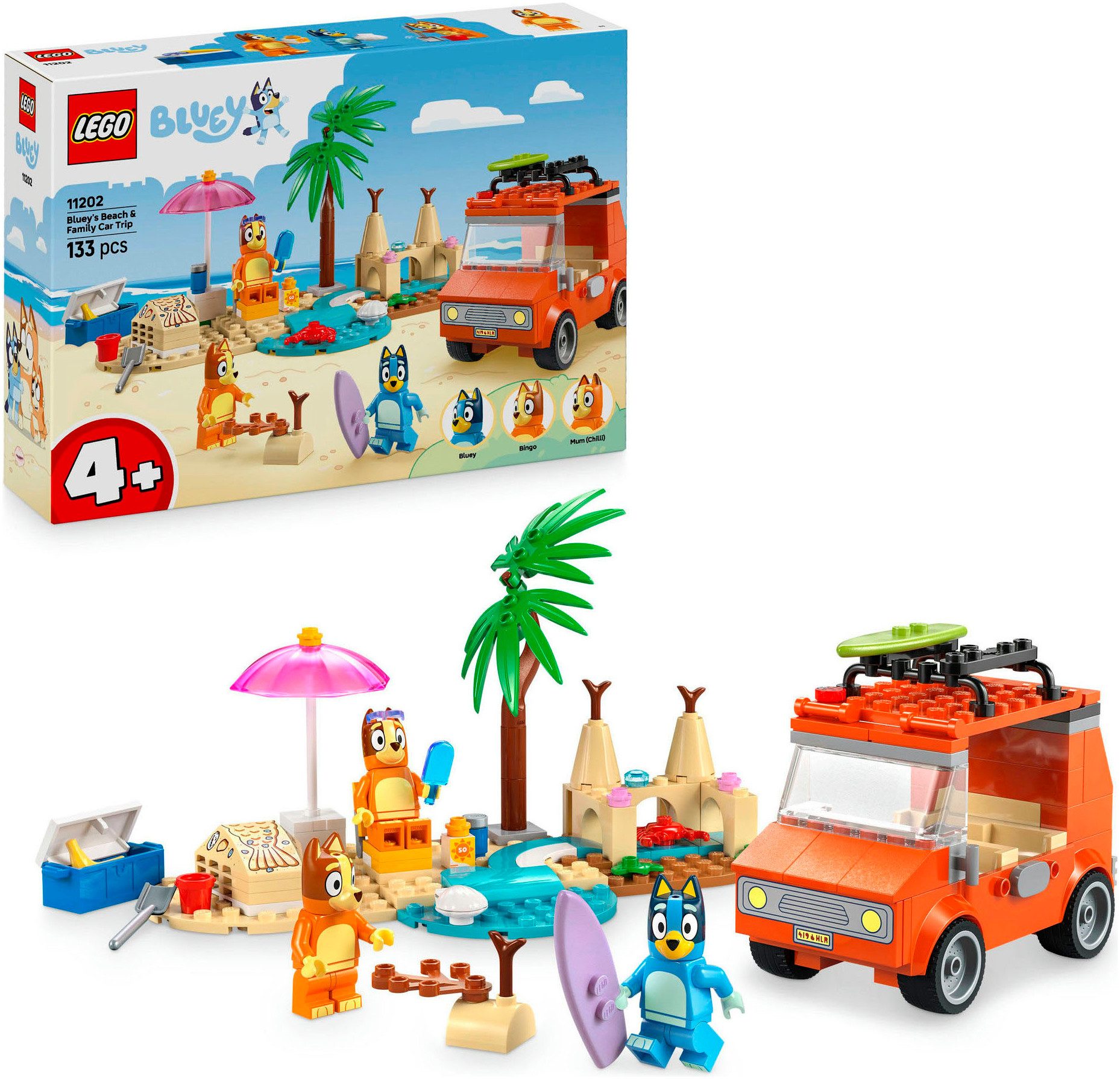 LEGO® Blueys Strandausflug (11202), LEGO Bluey Konstruktionsspielsteine, (1 günstig online kaufen