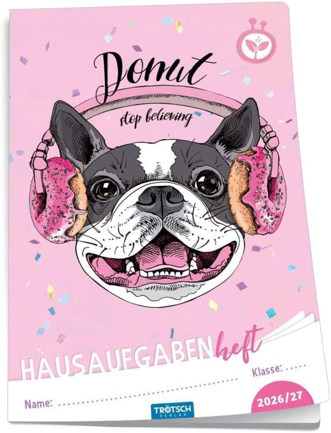 Trötsch Verlag Schulheft TRÖTSCH Hausaufgabenheft Hund – Grundschule 2026/27