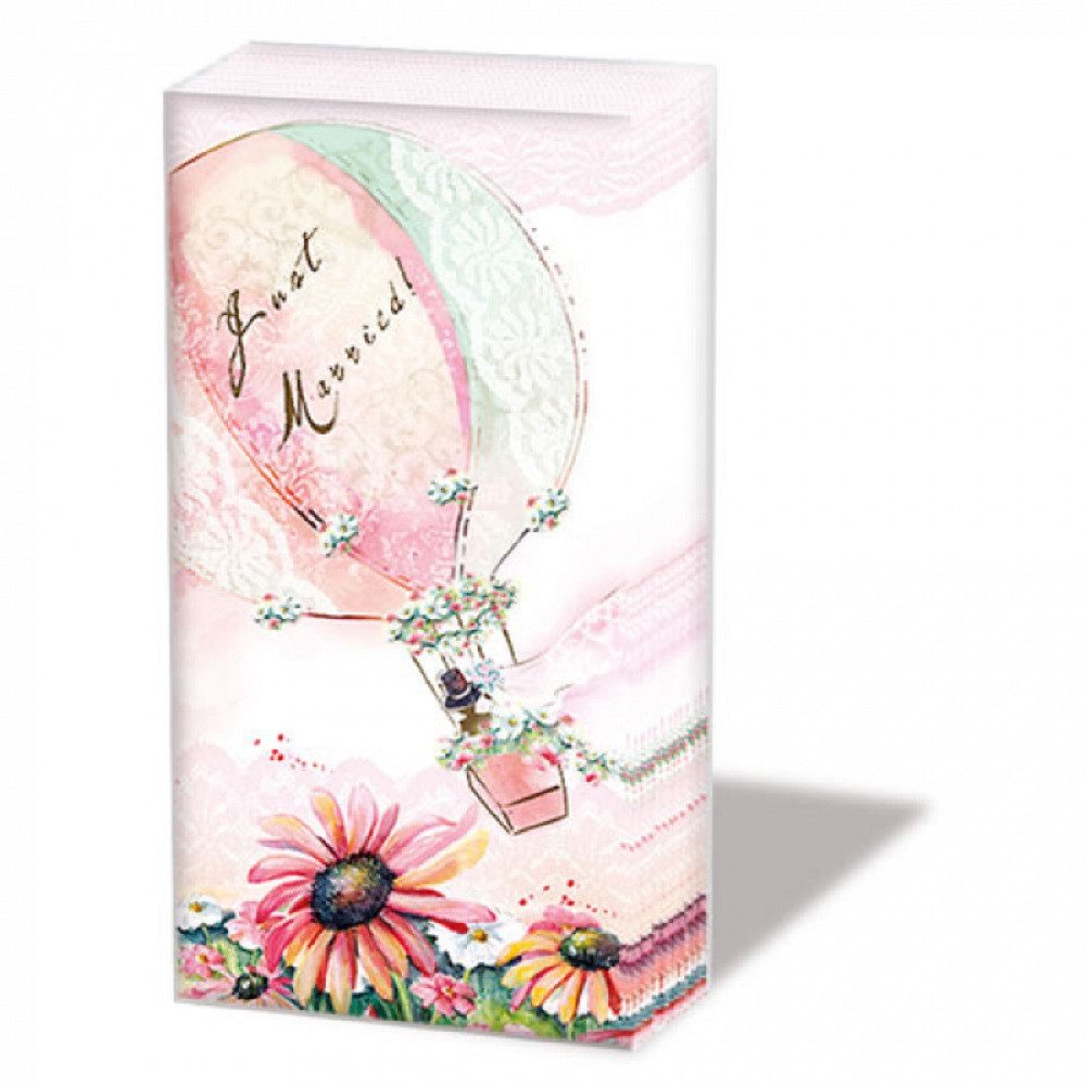 Ambiente Luxury Paper Products Papierserviette Sommer, Hochzeit, Geburtstag Motiv -Taschentücher, Cocktail Party, (10 St), Taschentuch ideal als Basteln, Tishdeko und Geschenke