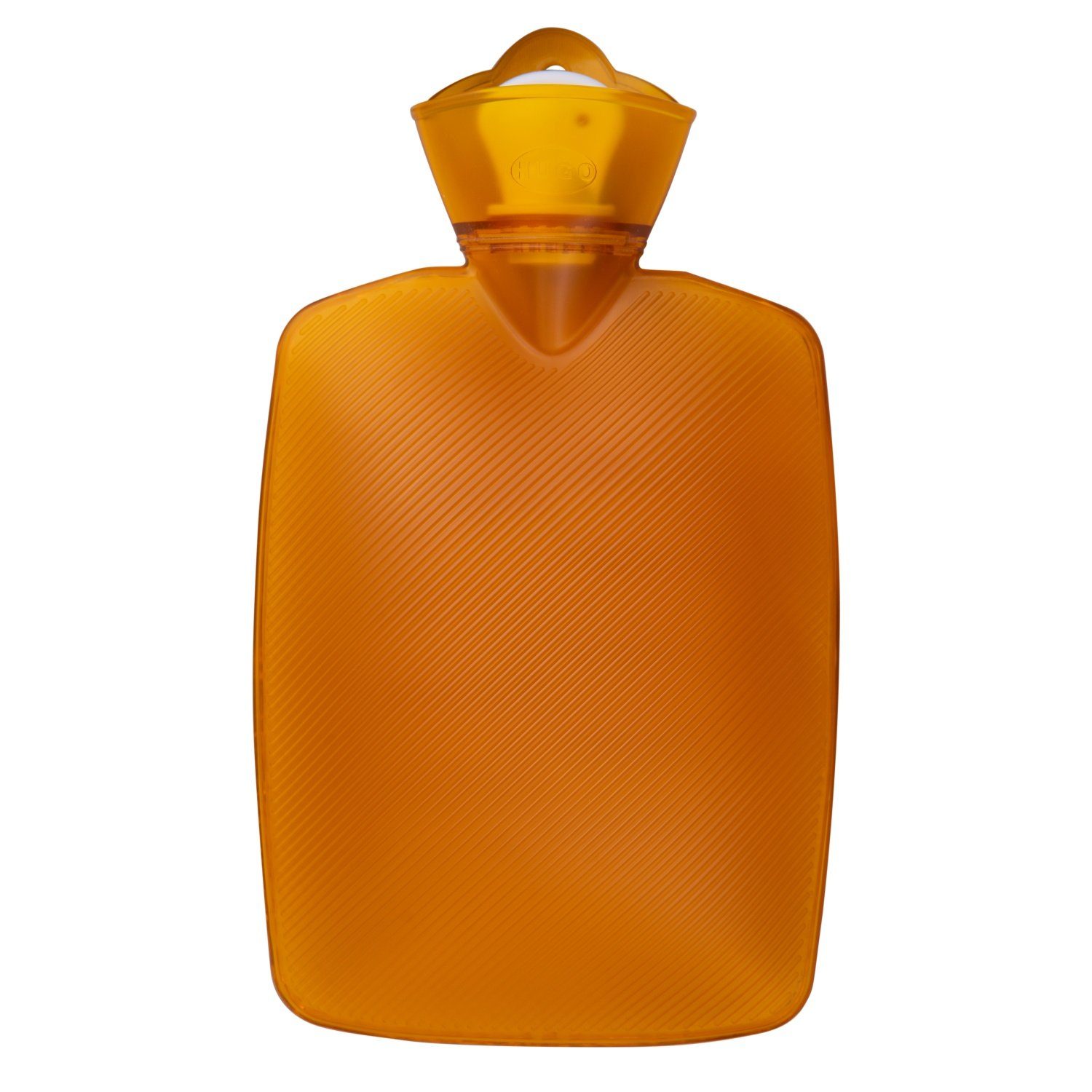 Hugo Frosch Wärmflasche Auslaufsicherer Bauchwärmer 1.8L in Orange, (33x19.5x4.5 cm), Wohltuende Wärme, tragbare Wärmflasche ohne Phthalate, Made in Germany