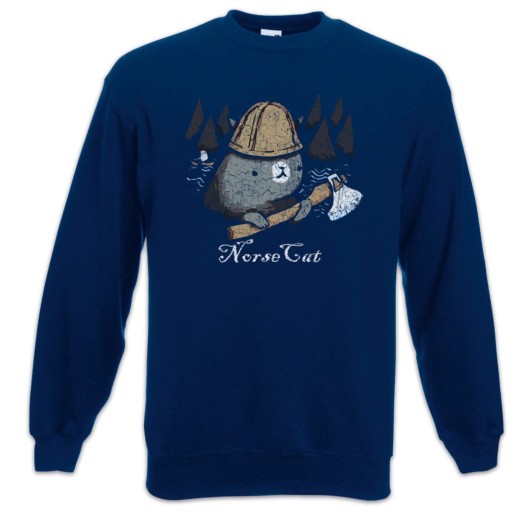 Sweatshirt Norse Cat Sweatshirt Arsen Fenris Celtic Irminsul Wolf Katze Norse