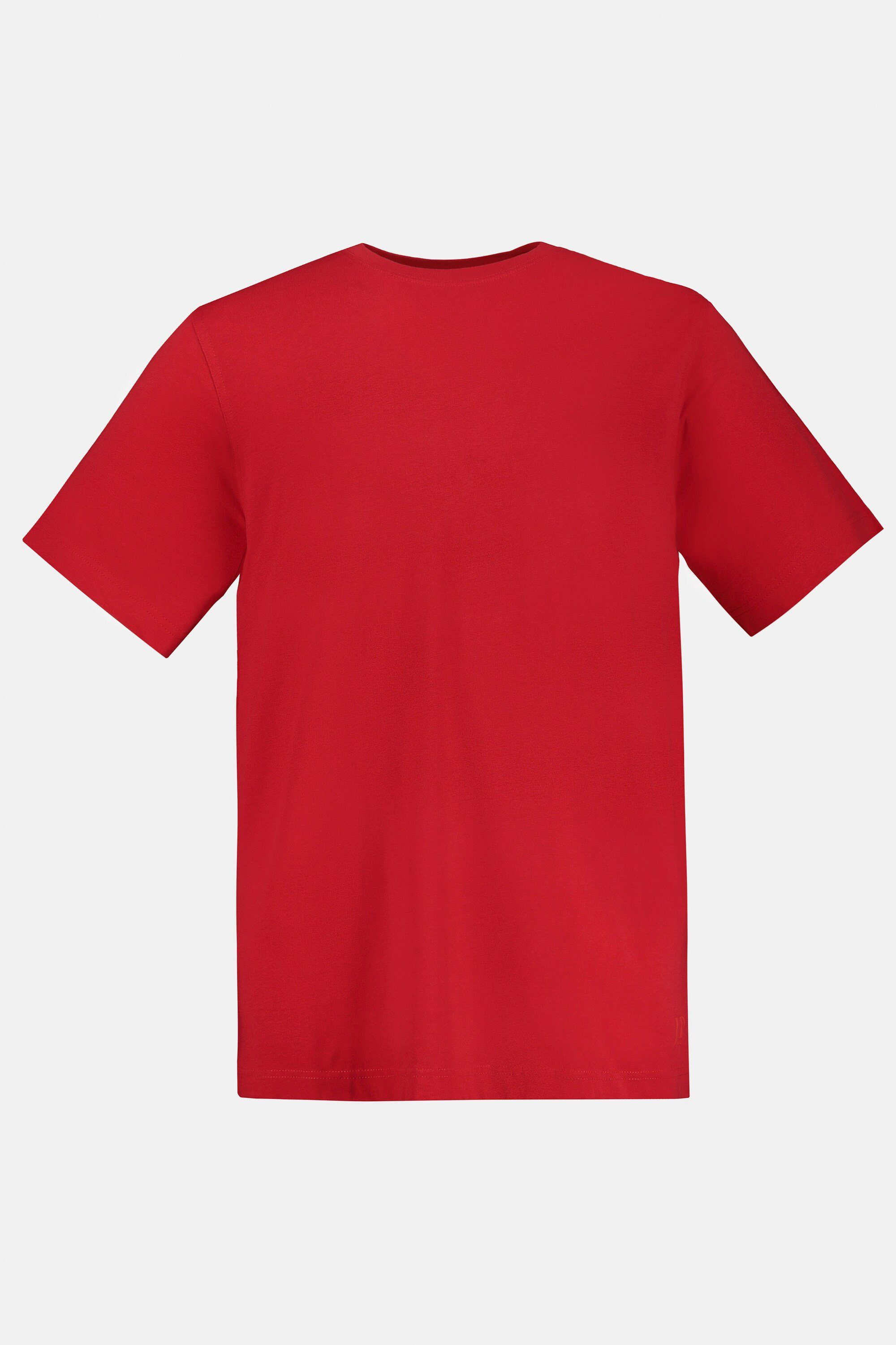 T-Shirt Baumwolle bis T-Shirt Basic gekämmte Rundhals 8XL salsa JP1880