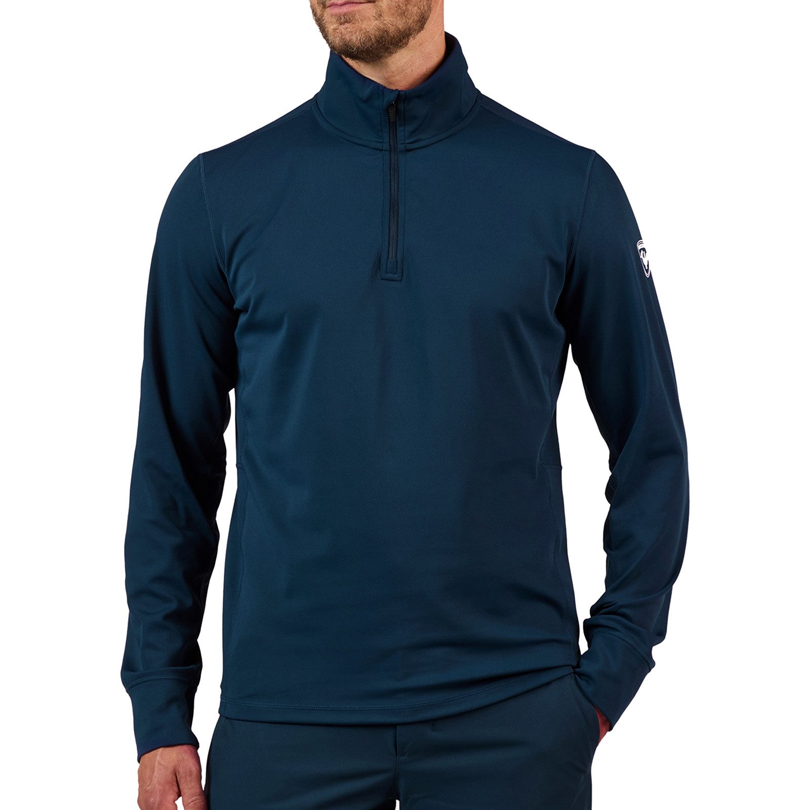 Rossignol Stehkragenpullover Midlayer Stretch mit praktischem Half-Zip